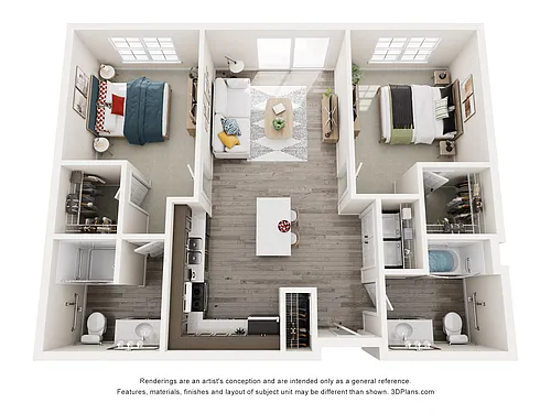 Floor plan Hook