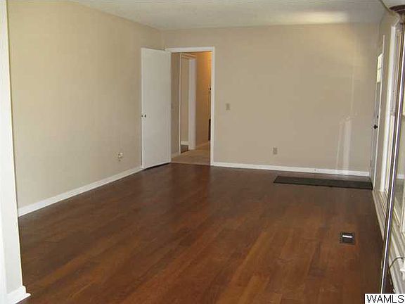 Living room with hardwood 