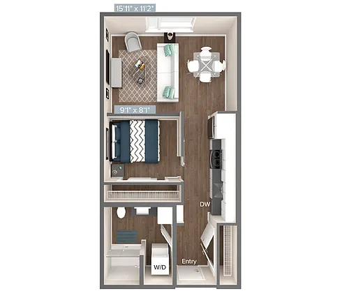 Floor plan AM03-502-505