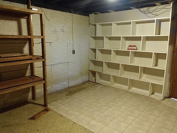 Basement storage area