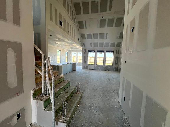 Construction progress - open concept living space