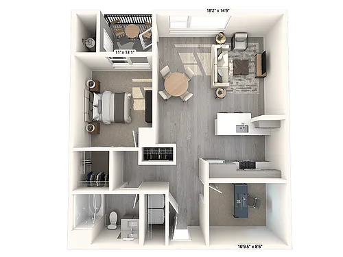 Floor plan A1D-2