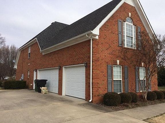 Side garage view of home