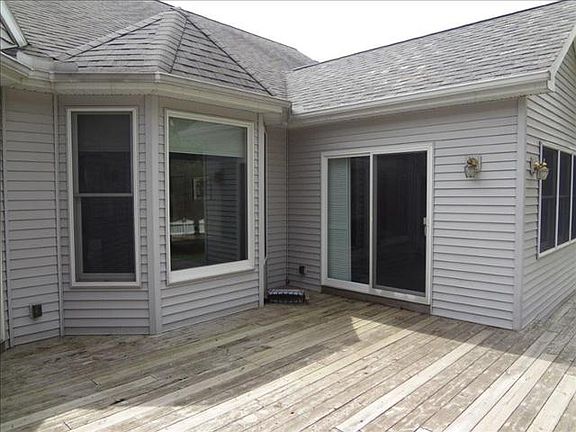 Expansive Deck is wired for Hot Tub and ready for entertaining