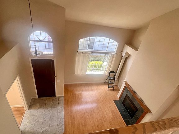 Spacious Living Room with high ceiling.