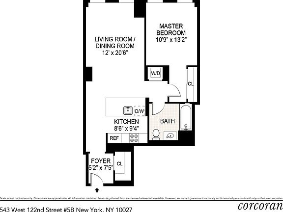 2nd image of 543 W 122nd St #5B