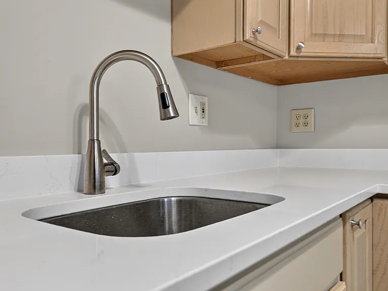 Updated quartz countertops