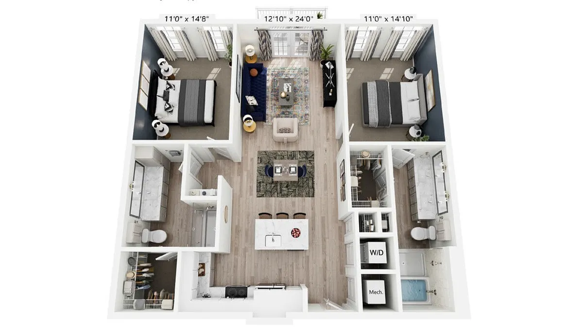 Floor plan B13