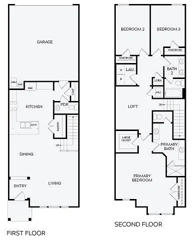 Floor plan The Davidson