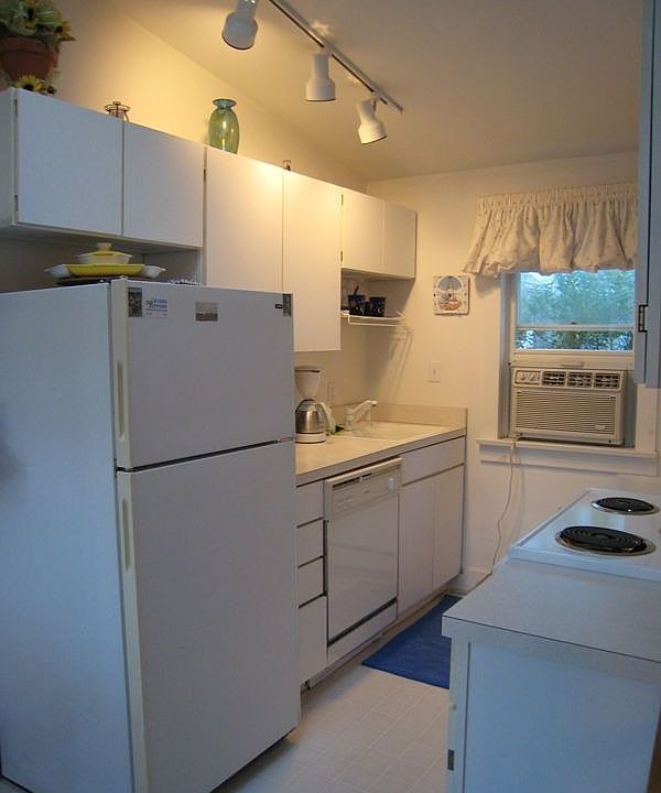 Kitchen with Cathedral Ceiling