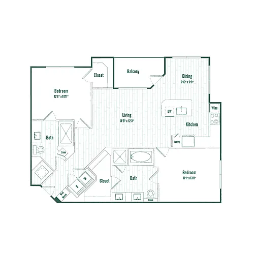 Floor plan B2