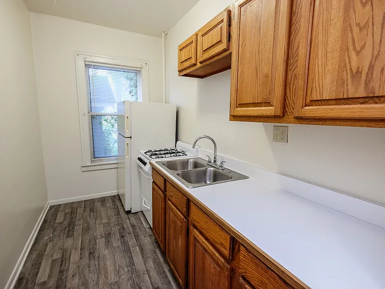 Welcome to Central Lakes of Uptown, where modern design meets comfort. This spacious kitchen features elegant cabinetry and stainless steel appliances, perfect for culinary adventures. Don't miss your chance to call this homeschedule a tour today!