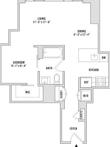 Studio SC5 - 697 Sq. Ft. - Residences 4208-5508 Studio SC5 - 697 Sq. Ft. - Residences 4208-5508