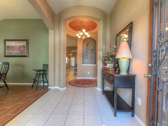 Tall ceilings in the grand entry way!