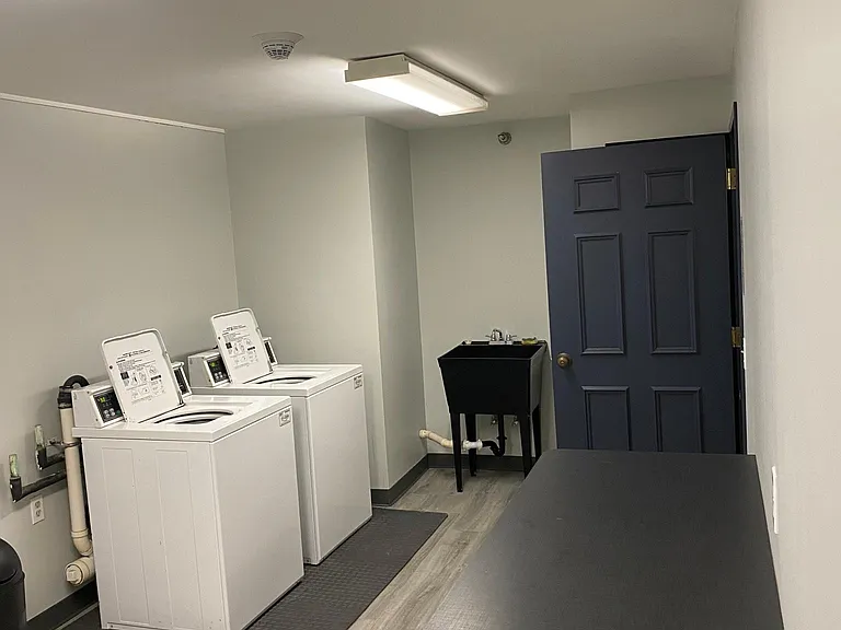 remodeled laundry rooms on each floor