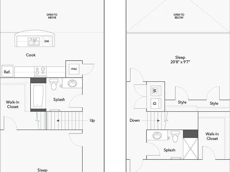 3 BR x 2 BA - D Loft Floorplan - Apartments in Milwaukee, Wisconsin 3 BR x 2 BA - D Loft Floorplan - Apartments in Milwaukee, Wisconsin