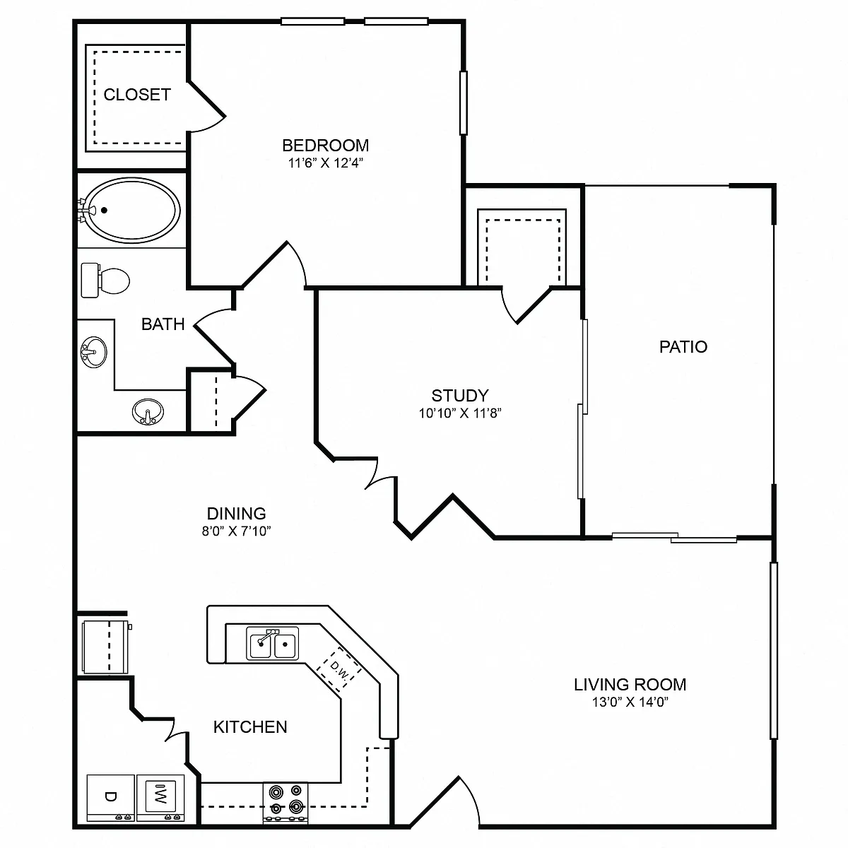 Floor plan B1