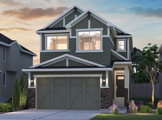 Rundle 24 Plan, Front Garage Single Side Yard at Rockland Park, Calgary, AB T3L 0G5