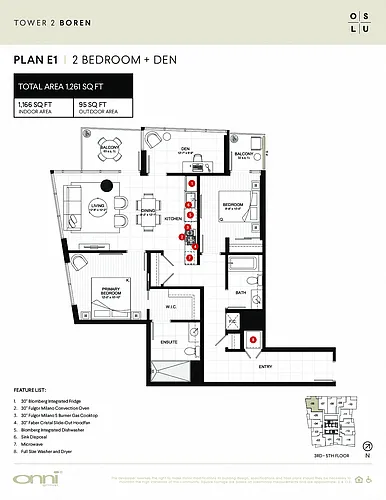 Floor plan Boren E1