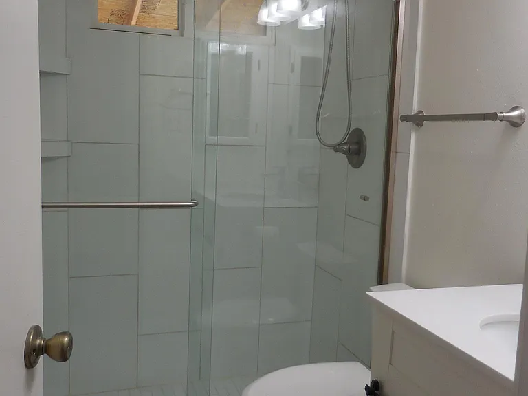 Hallway bathroom