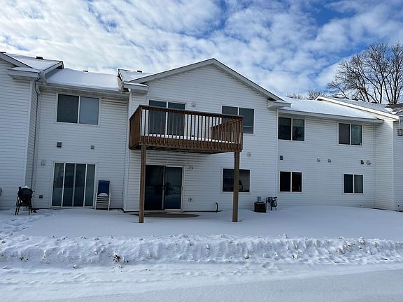 Rear and deck of townhouse
