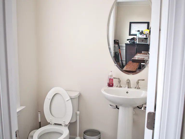 Powder room (adjacent to dining area)