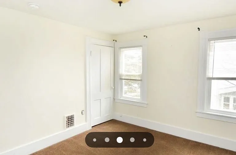 3rd bedroom showing entrance to closet.