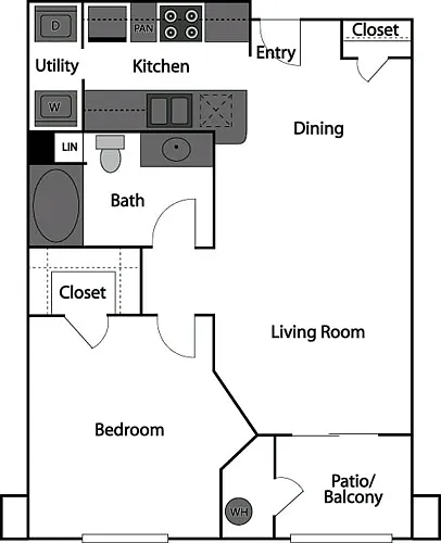 Floor plan Tara Bella- Income Restricted