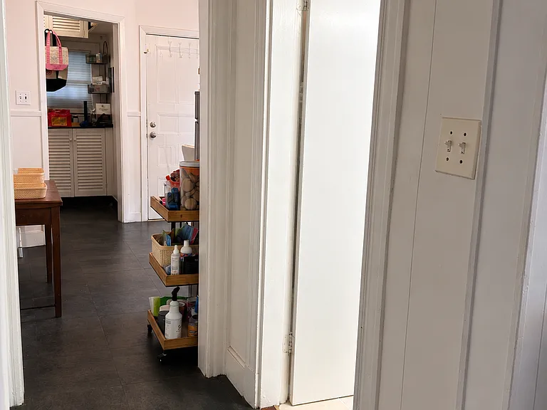 Hallway connecting Living and Kitchen