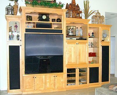 Built-in entertainment center