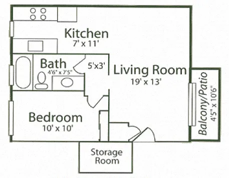 Floor plan 1A - Primrose
