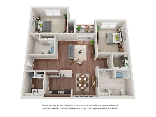 Floor plan 2 Bedroom