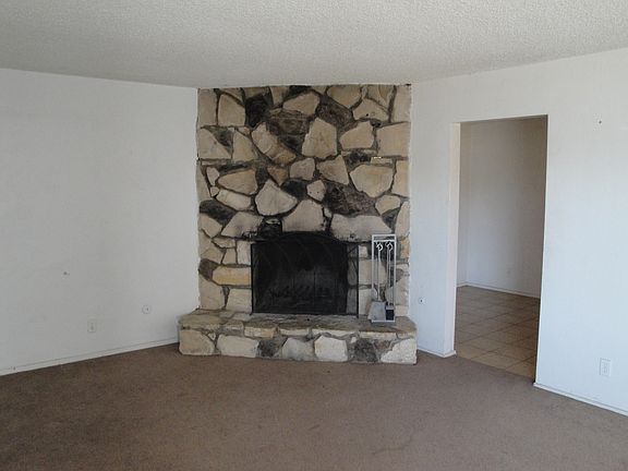 Front room with fireplace