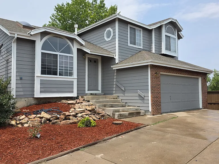 Front View with Land scaping