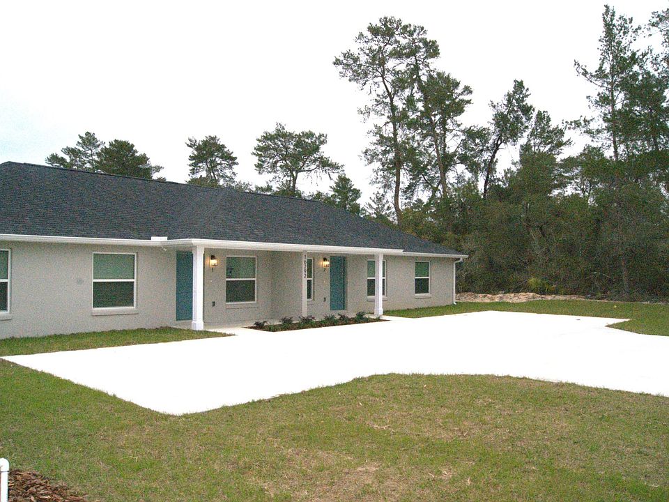 Side view of front of duplex