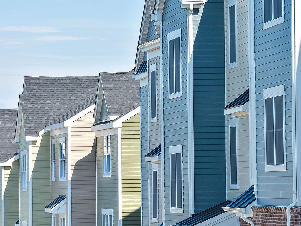 Row of Lawrenceville Place Townhomes