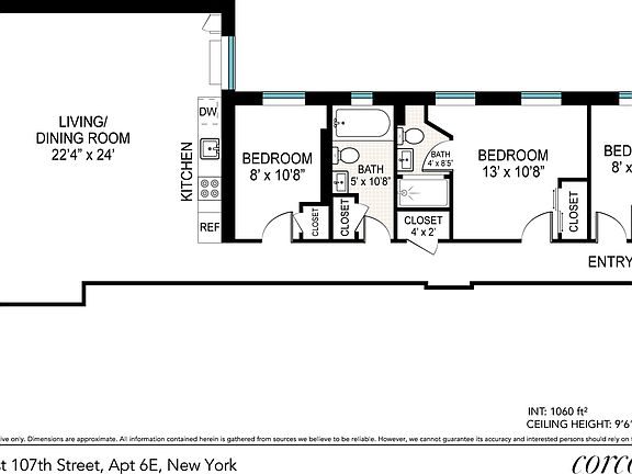 2nd image of 202 W 107th St APT 6E