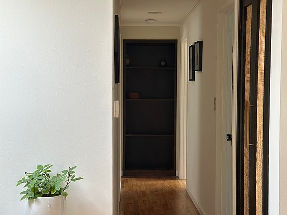 Hallway to Bedroom and bathroom