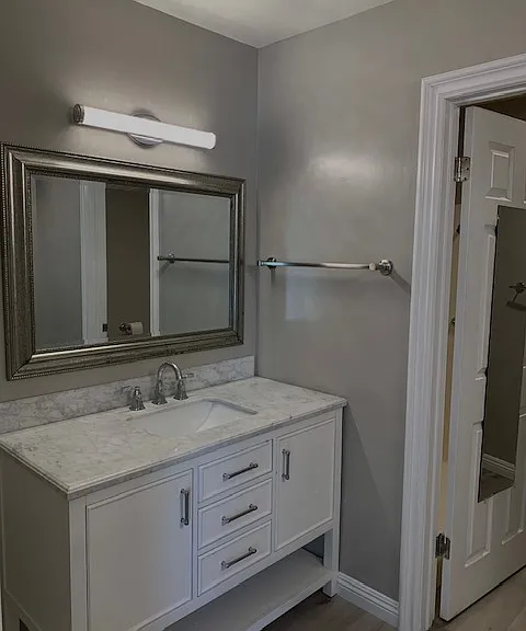 Master bathroom dressing room & full bathroom