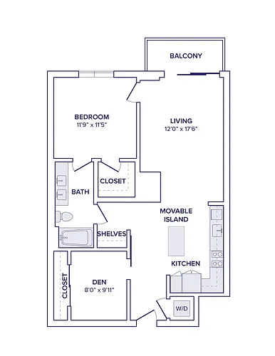 Floor plan A14D - North Tower