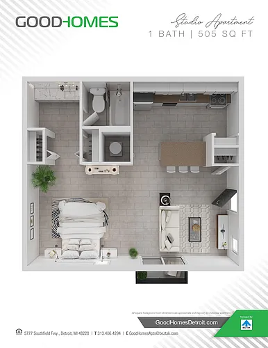 Floor plan Studio