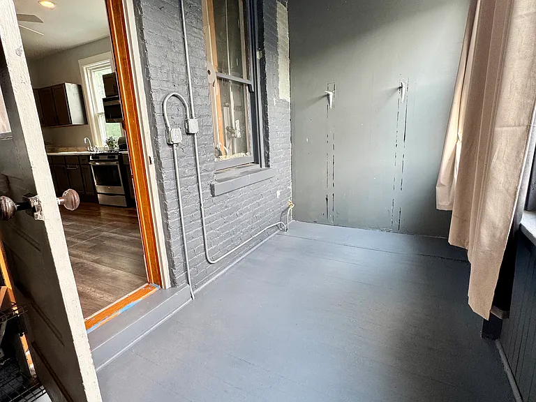 Back porch for storage