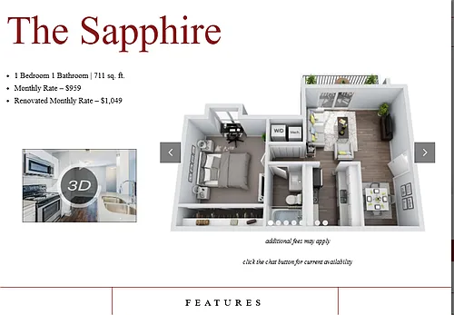 Floor plan The Sapphire