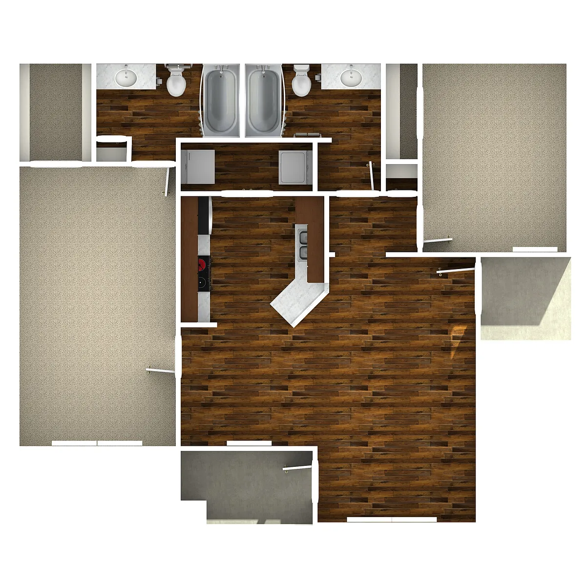 Floor plan B1