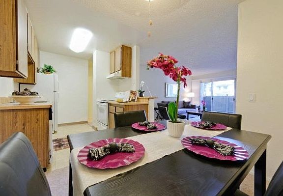 Dining area also makes great home office