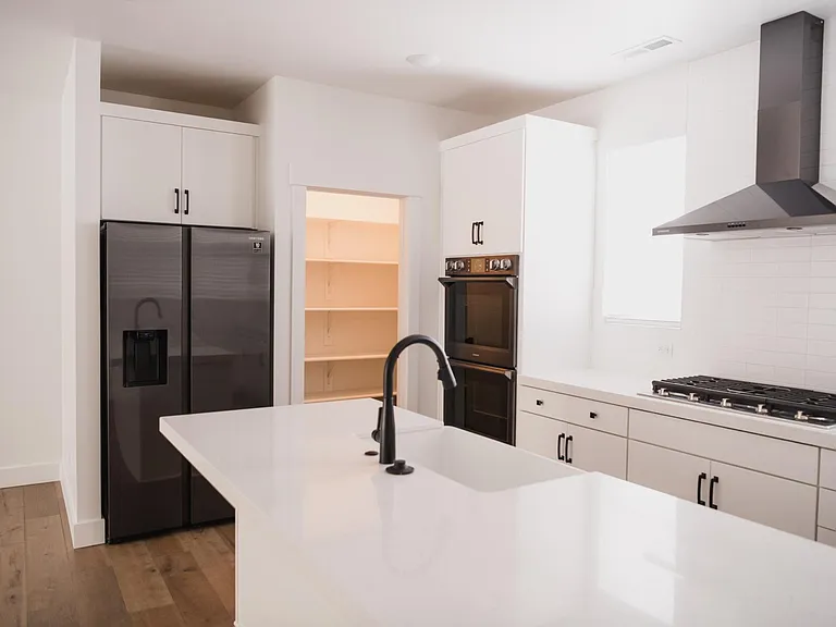 new high end appliances in kitchen