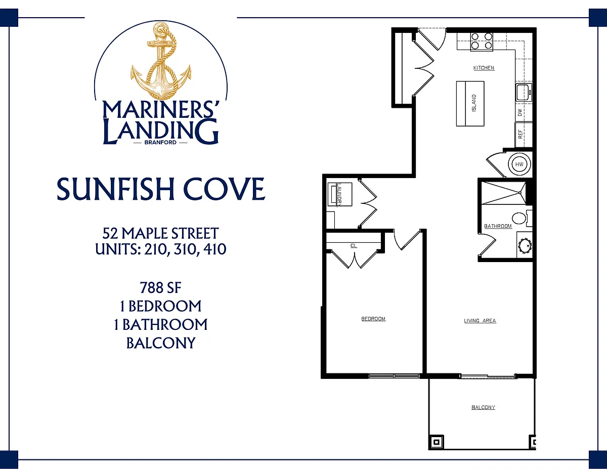 Floor plan Sunfish Cove