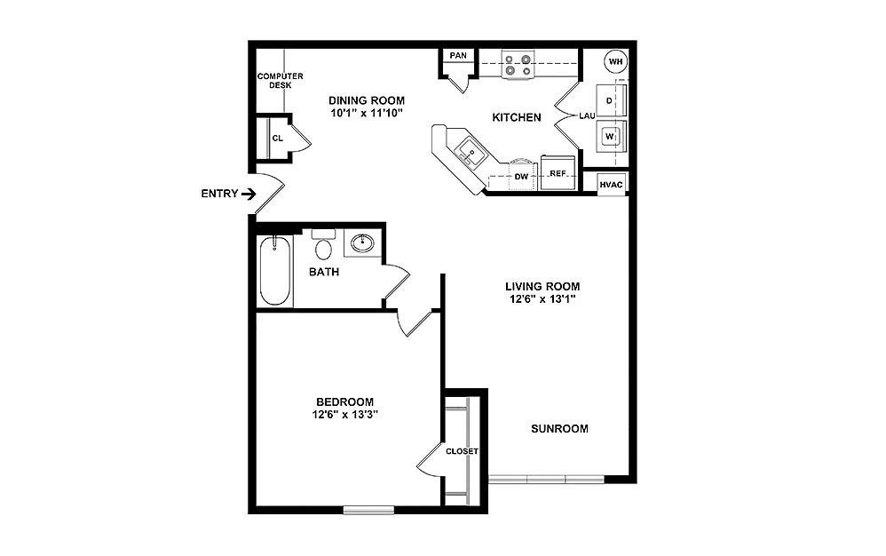 Floor plan The Carolina
