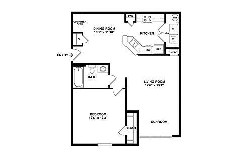 Floor plan The Carolina