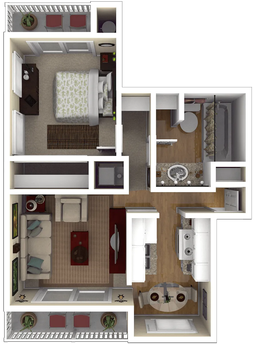 Floor plan Residence 1 Luxury
